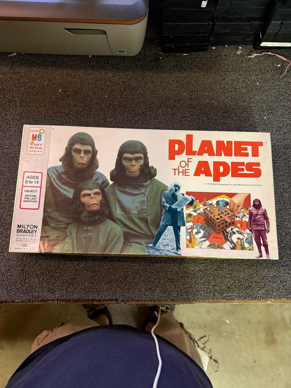 Vintage Planet of The Apes 1974 Milton Bradley - Not Complete